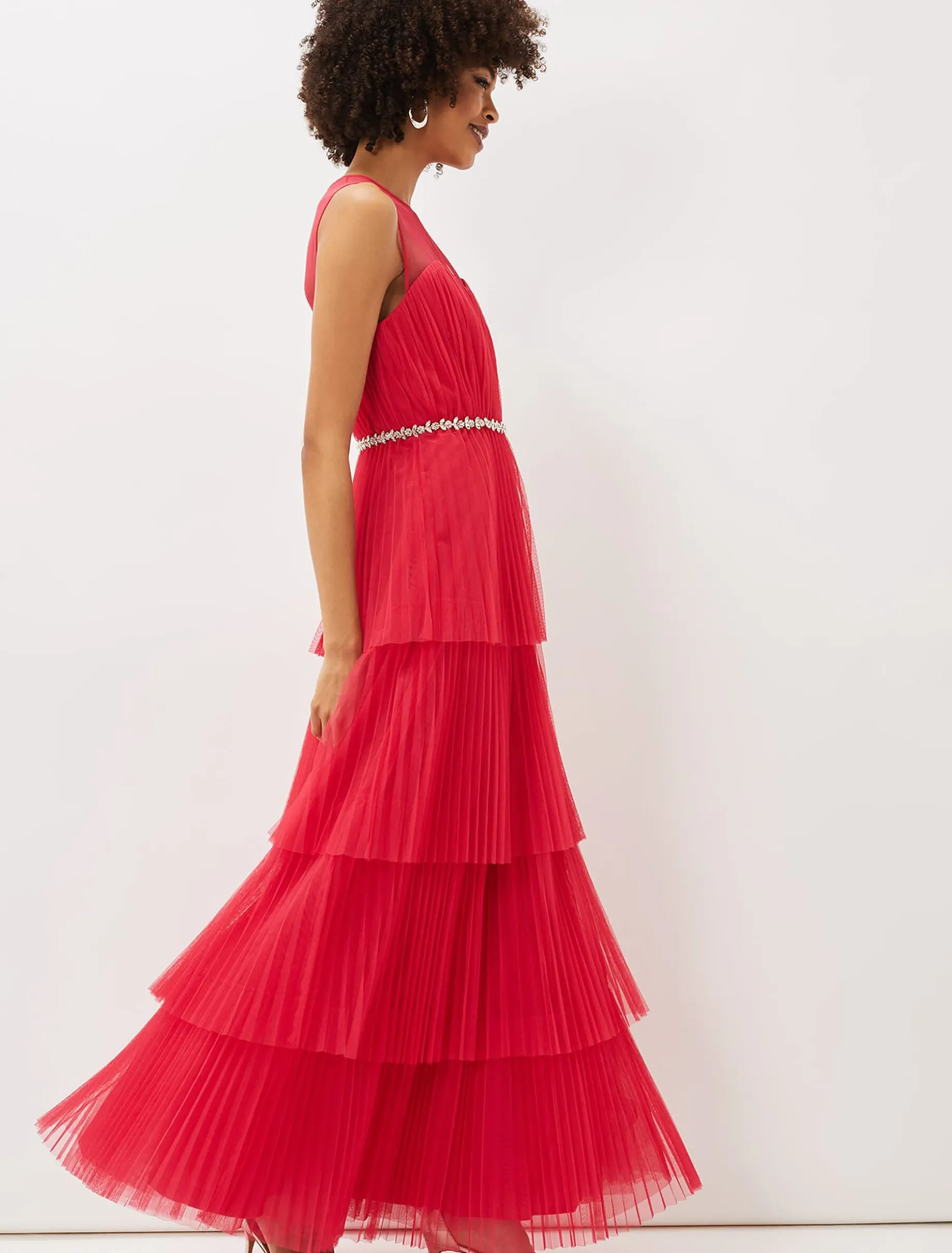 Tulisa Tulle Maxi Dress