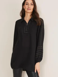 Tullulah Heatfix Sleeve Tunic Blouse