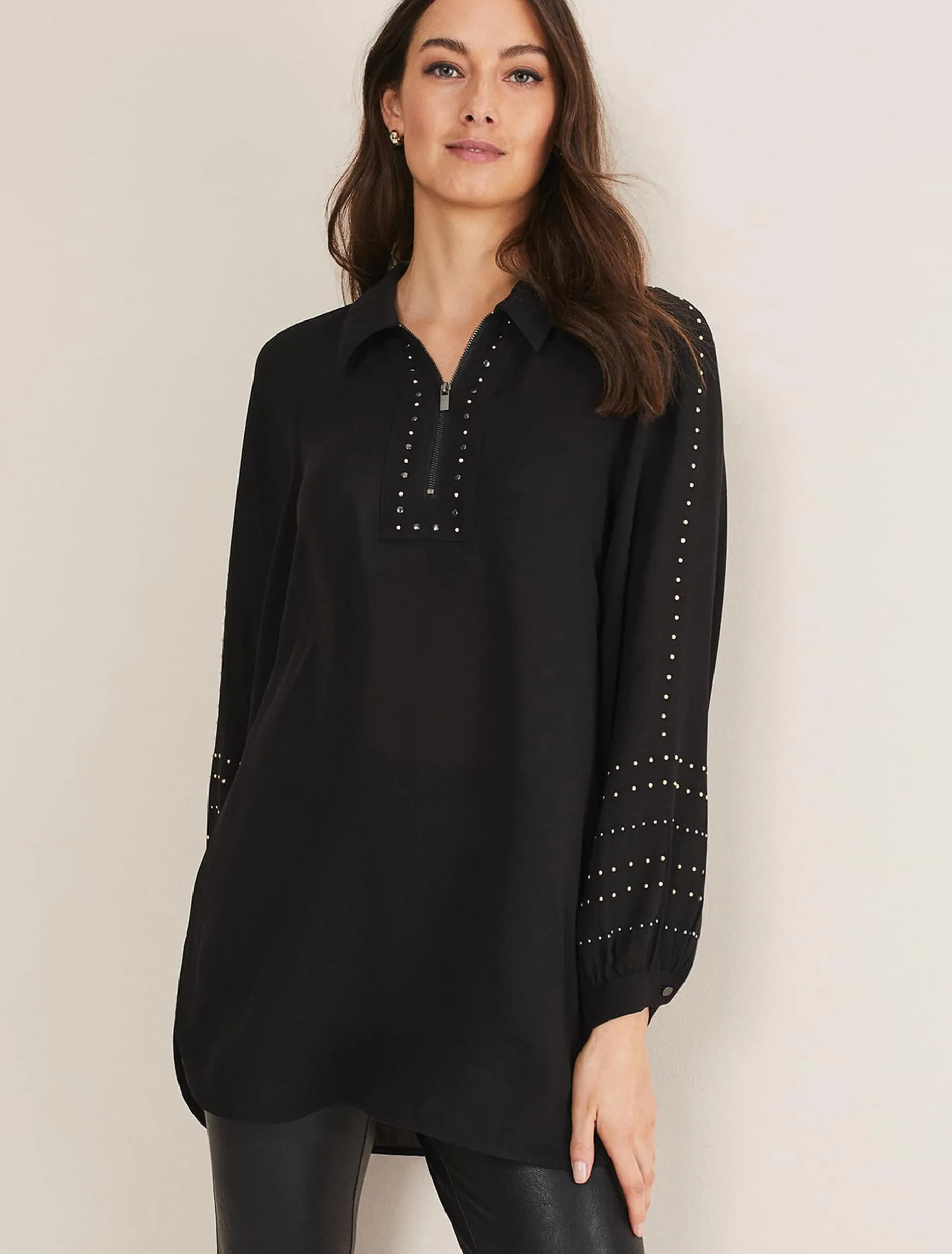 Tullulah Heatfix Sleeve Tunic Blouse