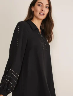 Tullulah Heatfix Sleeve Tunic Blouse