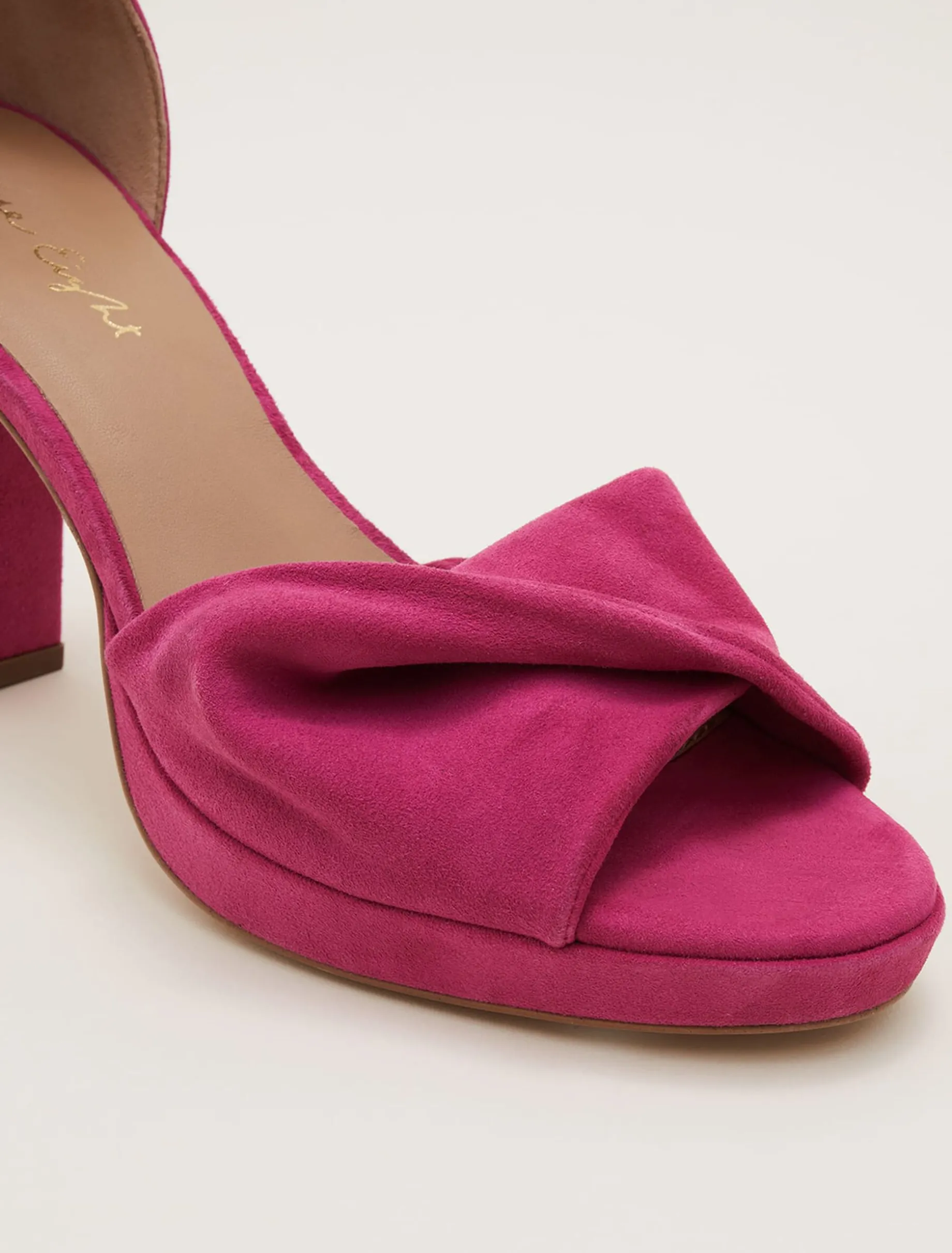 Twist Strap Platform Shoe