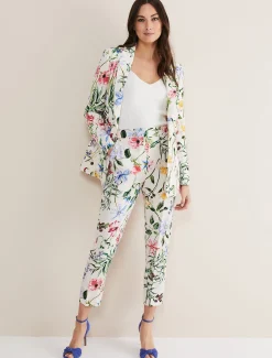 Ulrica Floral Cigarette Trousers