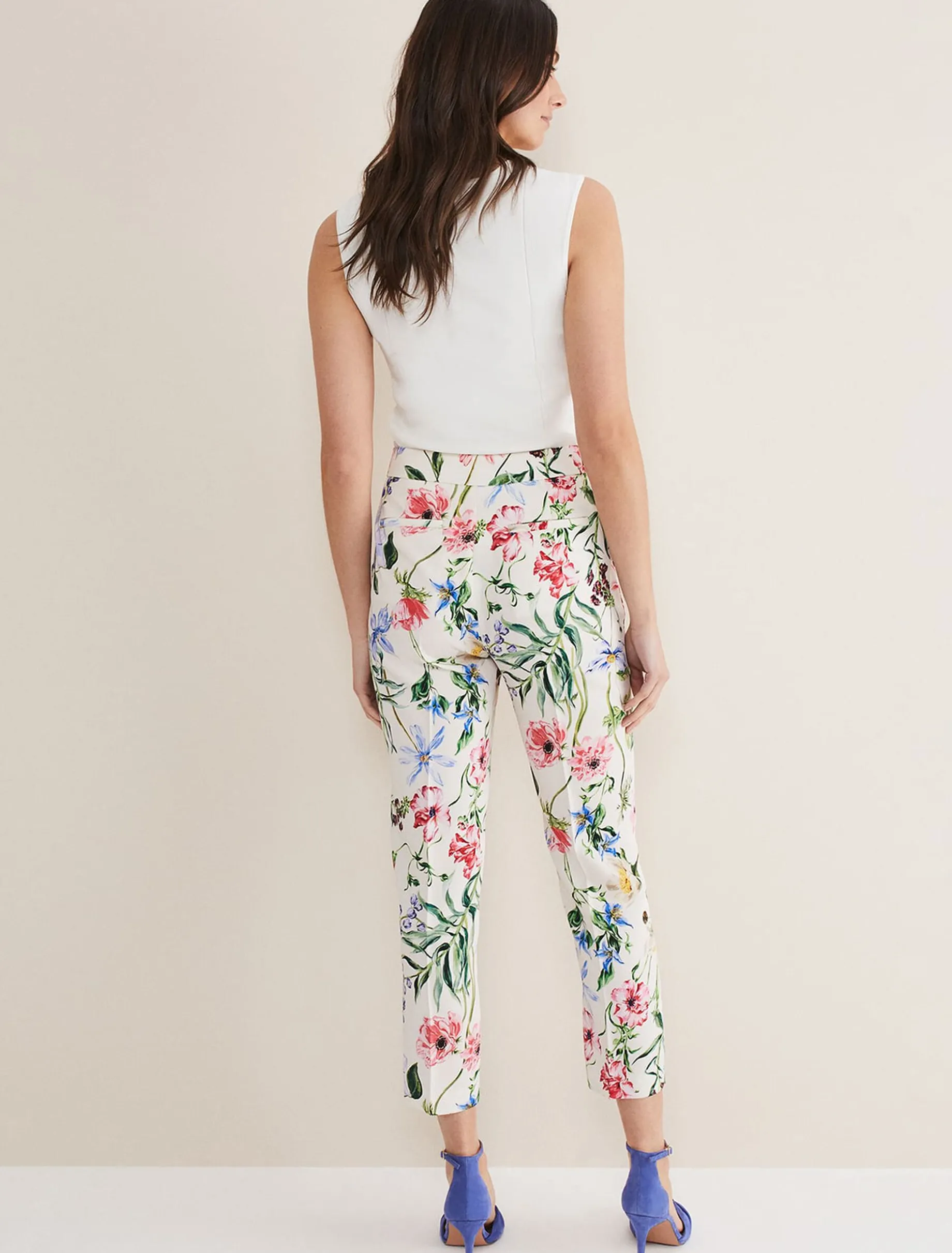 Ulrica Floral Cigarette Trousers