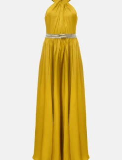 Vanessa Beaded Belt Maxi Dress
