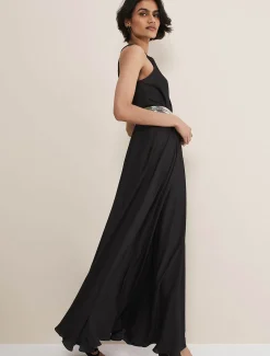 Vanessa Beaded Belt Maxi Dress