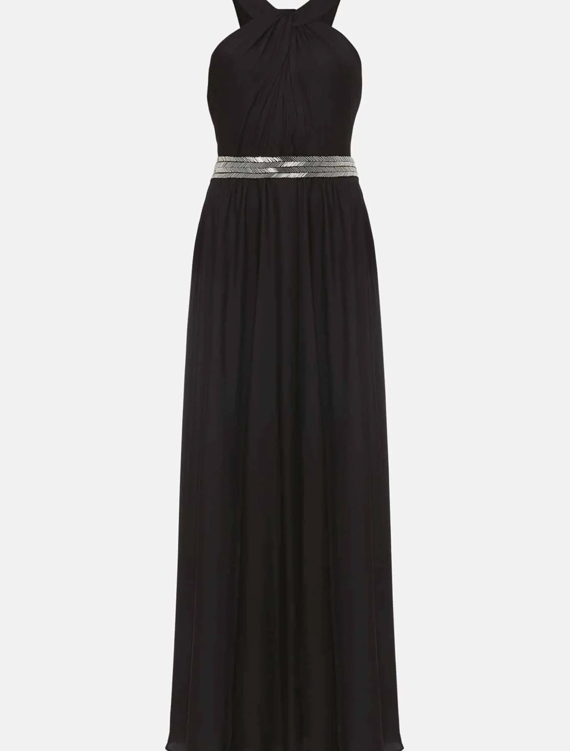 Vanessa Beaded Belt Maxi Dress