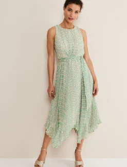 Vanya Pleated Sunray Dress