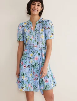 Velma Cotton Floral Mini Dress
