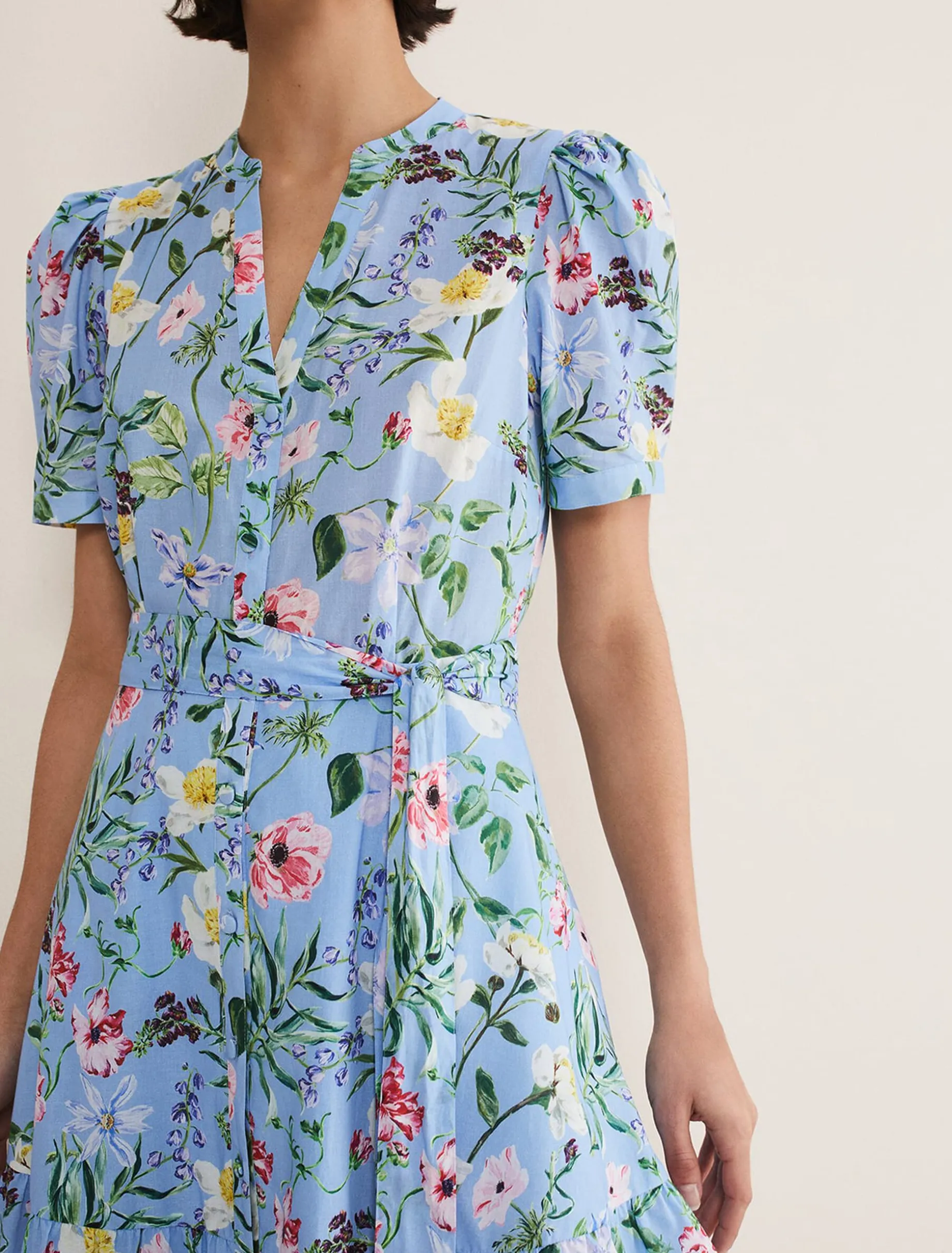 Velma Cotton Floral Mini Dress