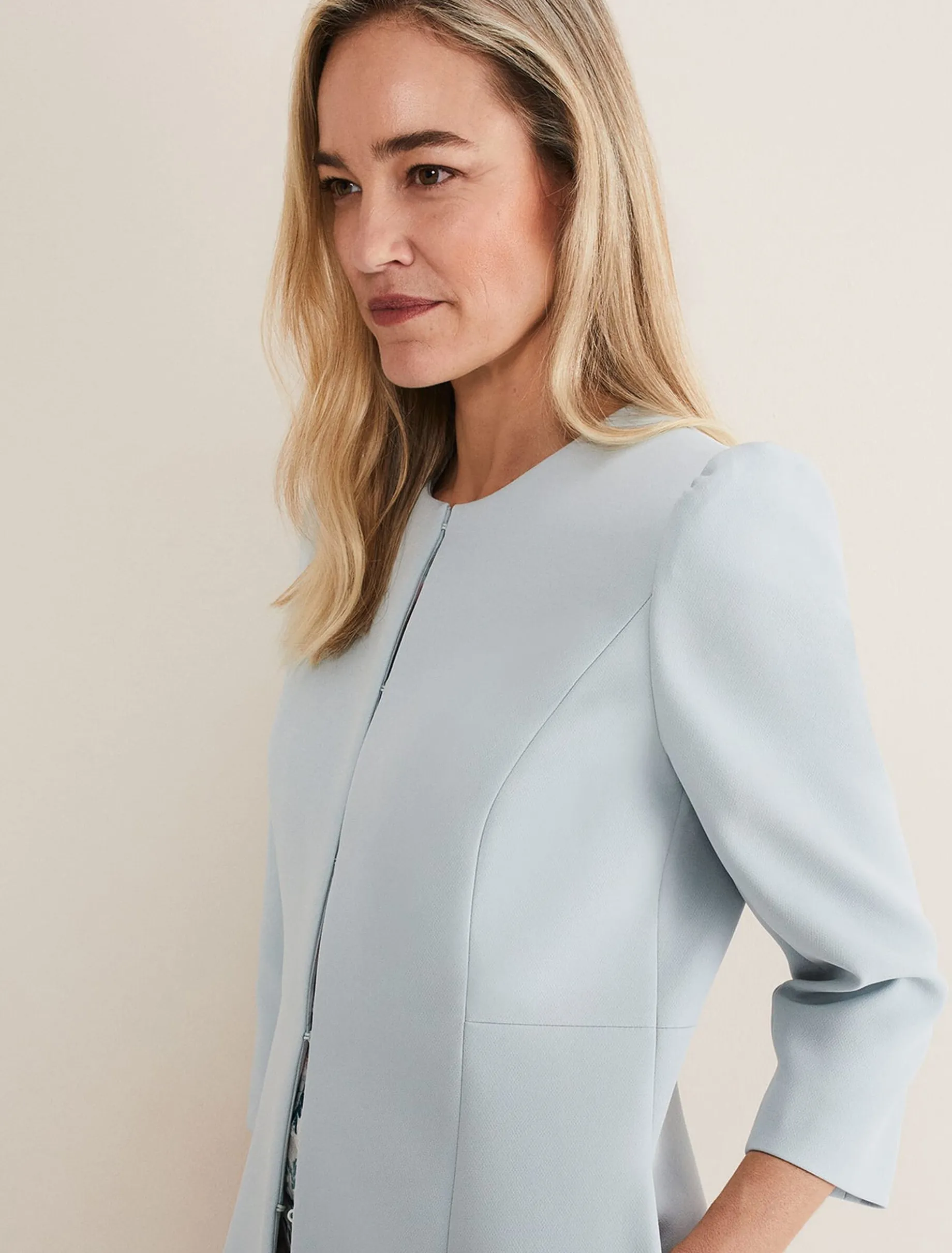 Venita Bow Long Jacket