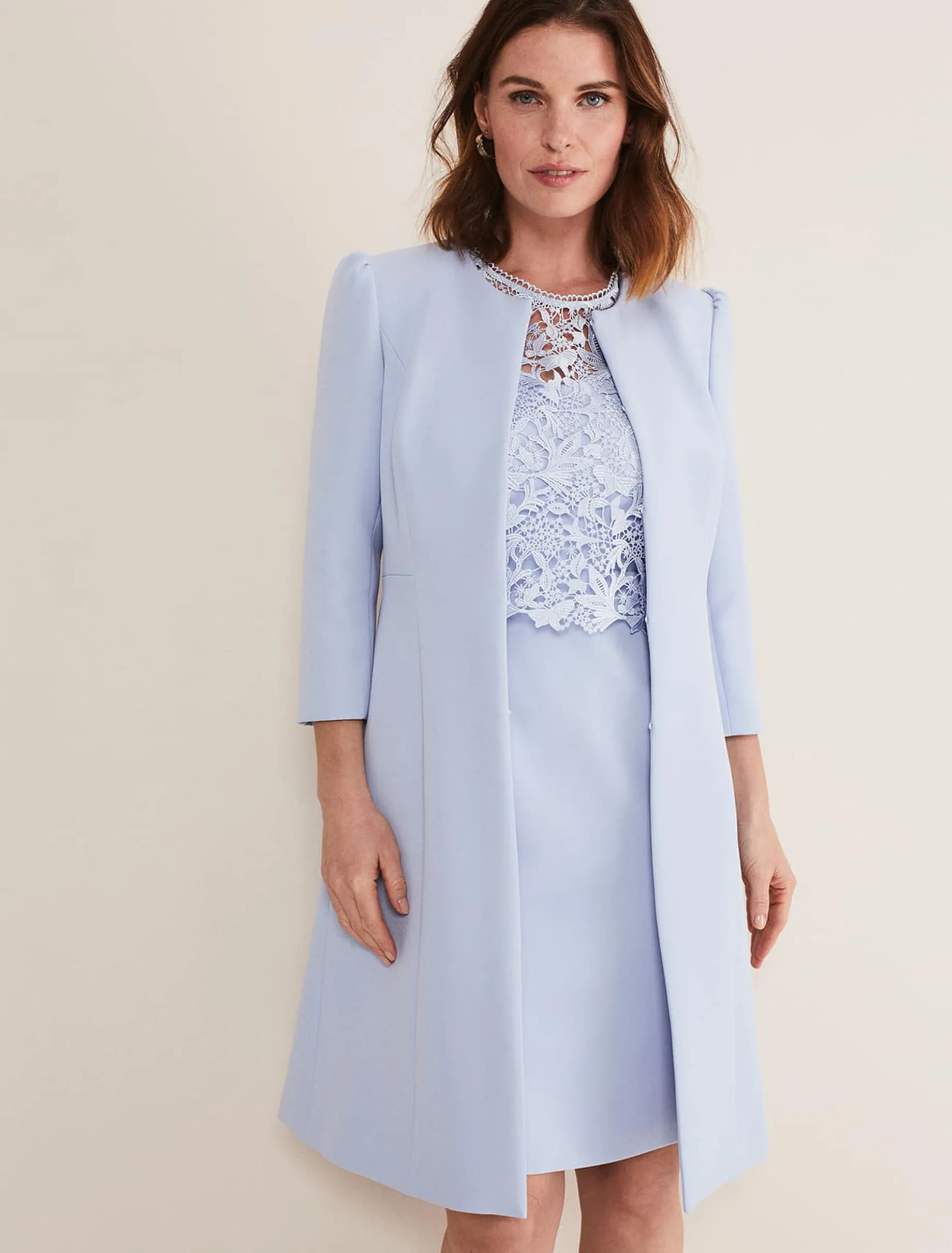 Venita Bow Long Jacket