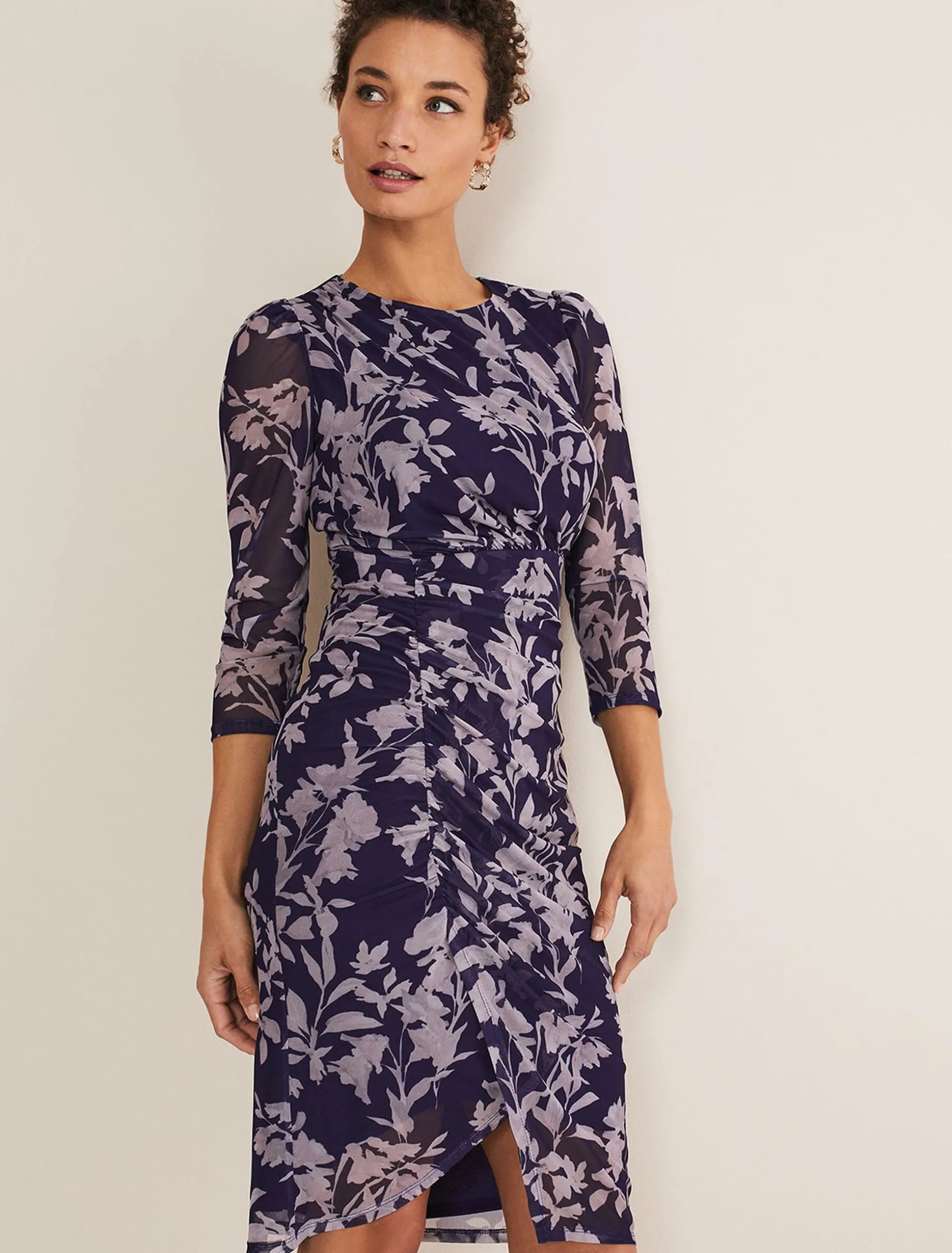 Vera Floral Midi Dress