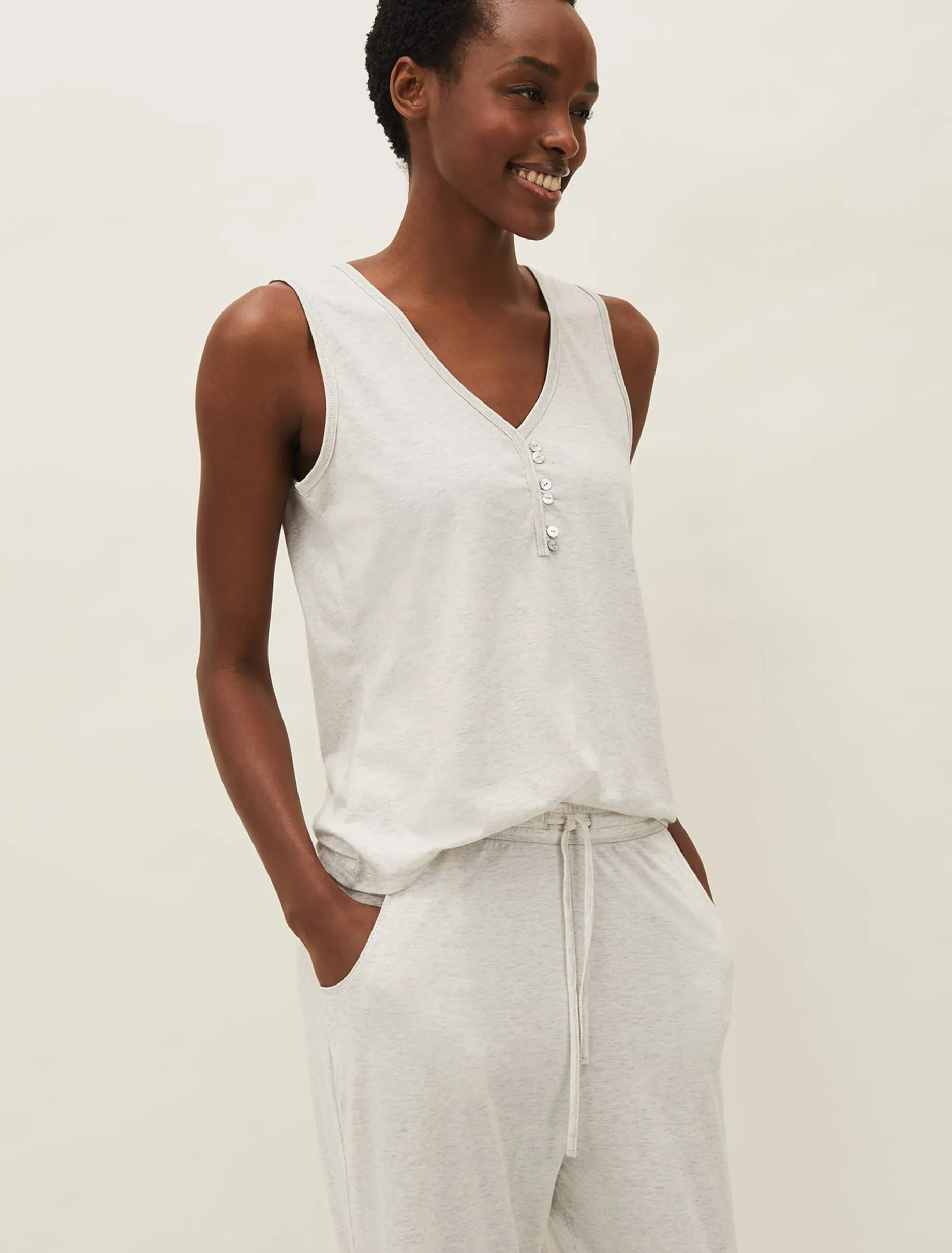 Vest Top And Trouser Pyjama Set