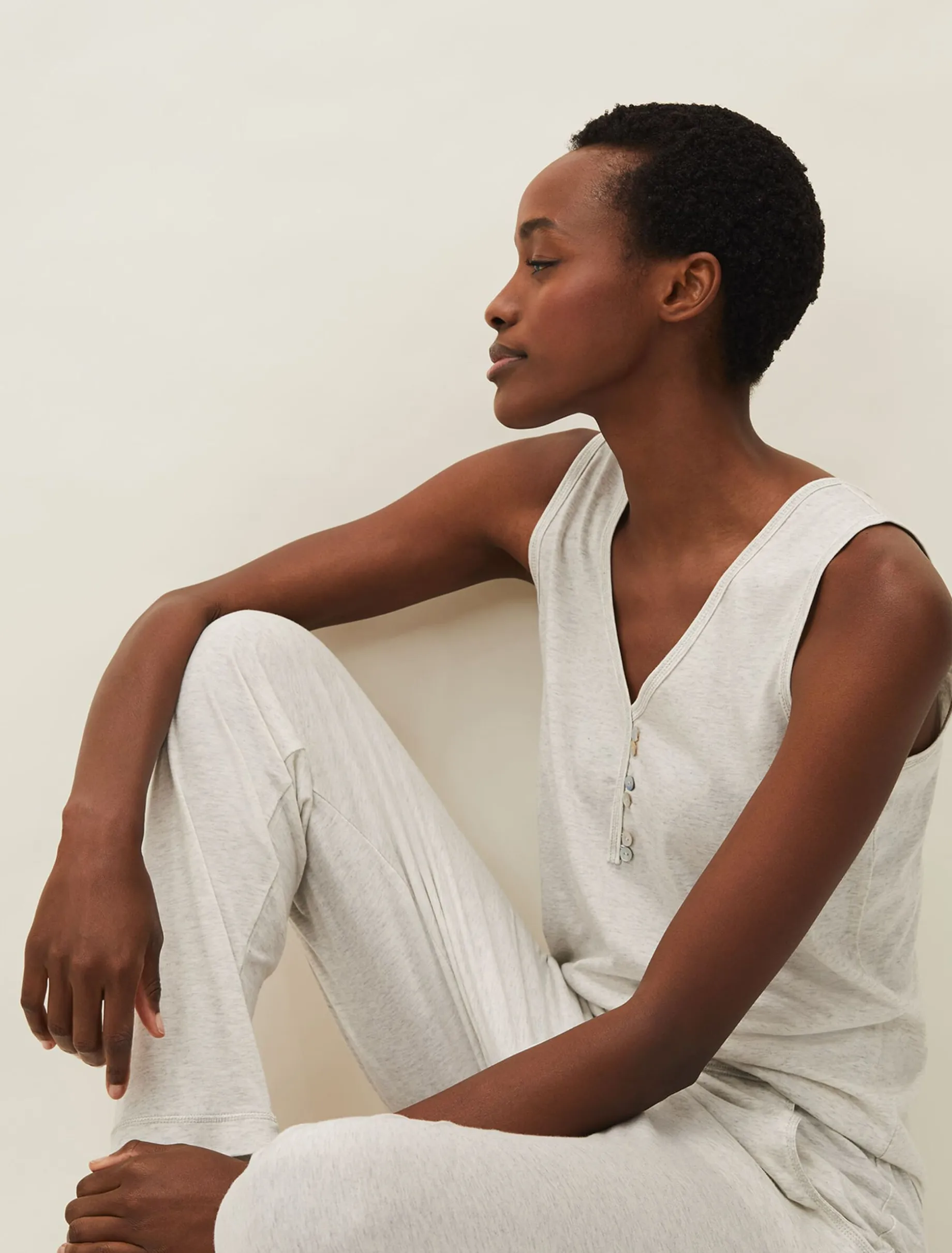 Vest Top And Trouser Pyjama Set