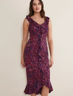 Viola Ditsy Frill Dress