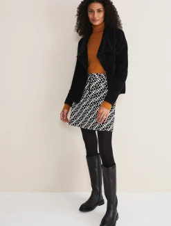 Vivenne Fluffy Short Knit Jacket