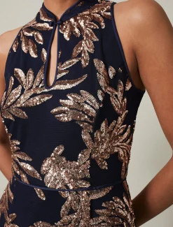 Viviana Sequin Maxi Dress
