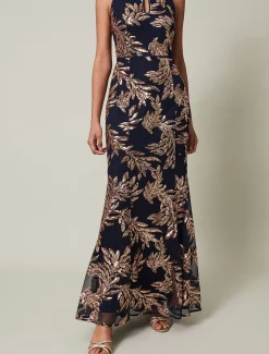 Viviana Sequin Maxi Dress