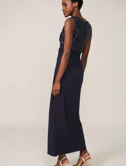 Wanda Sequin Cowl Maxi Dress