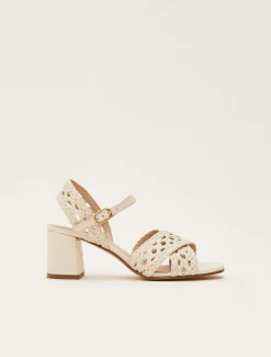 Weave Heeled Sandal