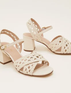 Weave Heeled Sandal