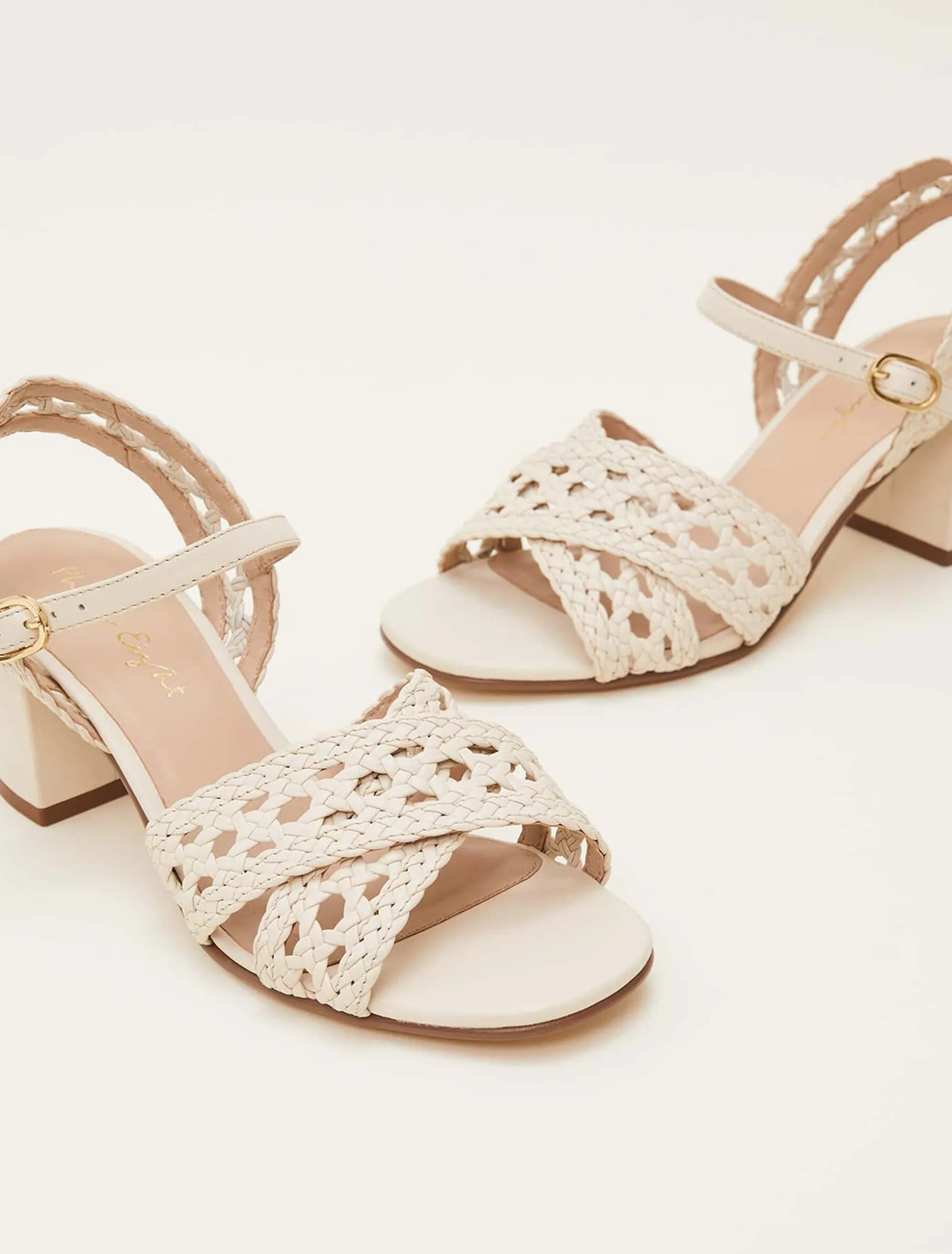 Weave Heeled Sandal