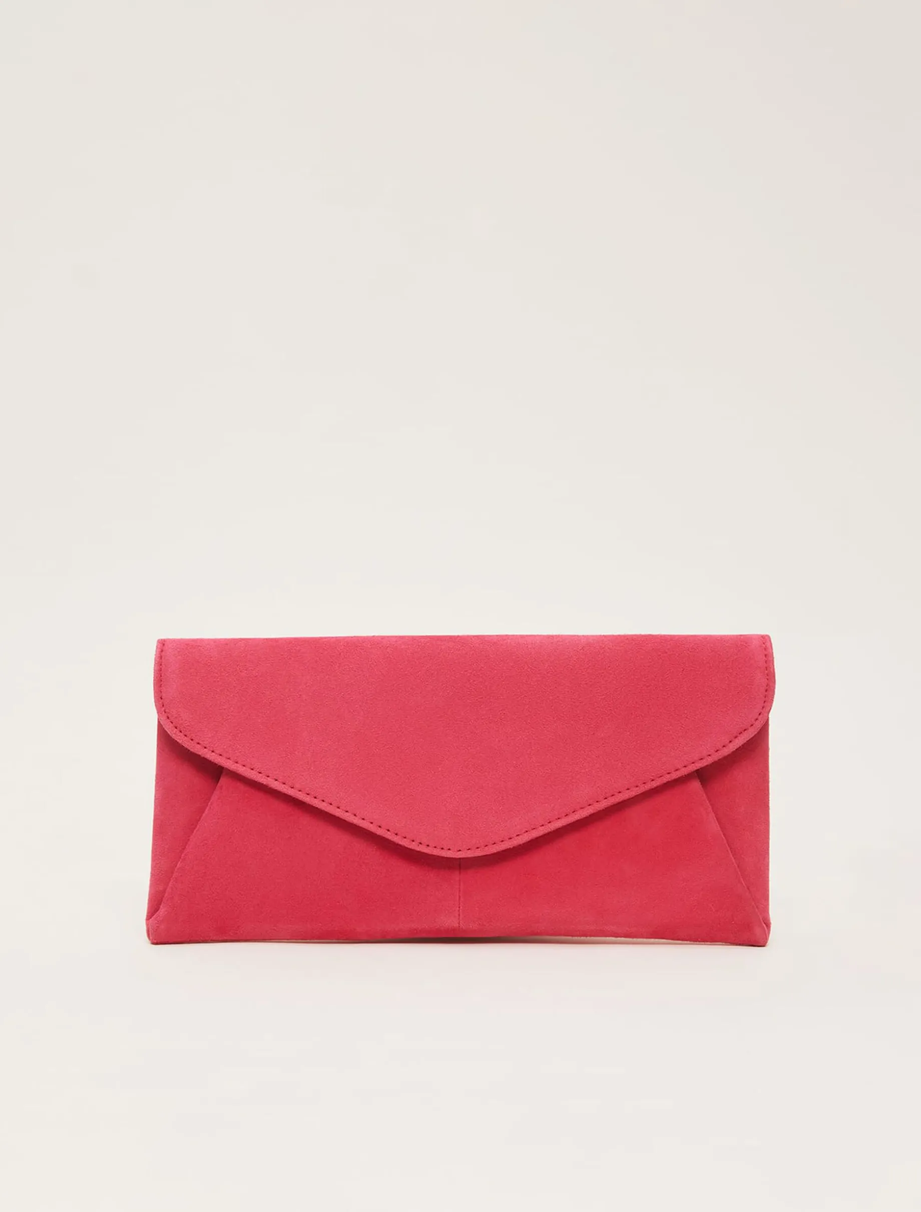 Wendie Suede Clutch Bag