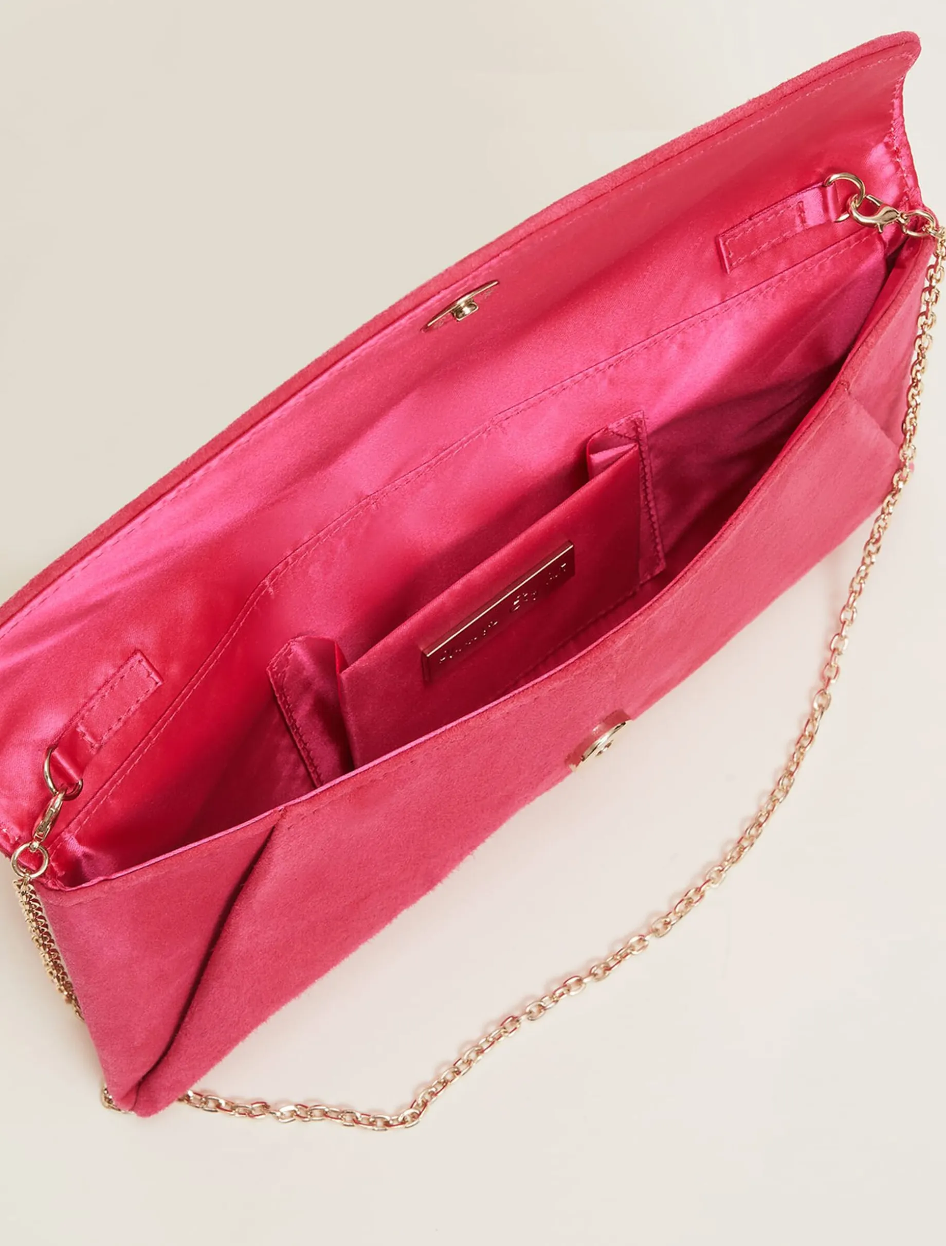 Wendie Suede Clutch Bag