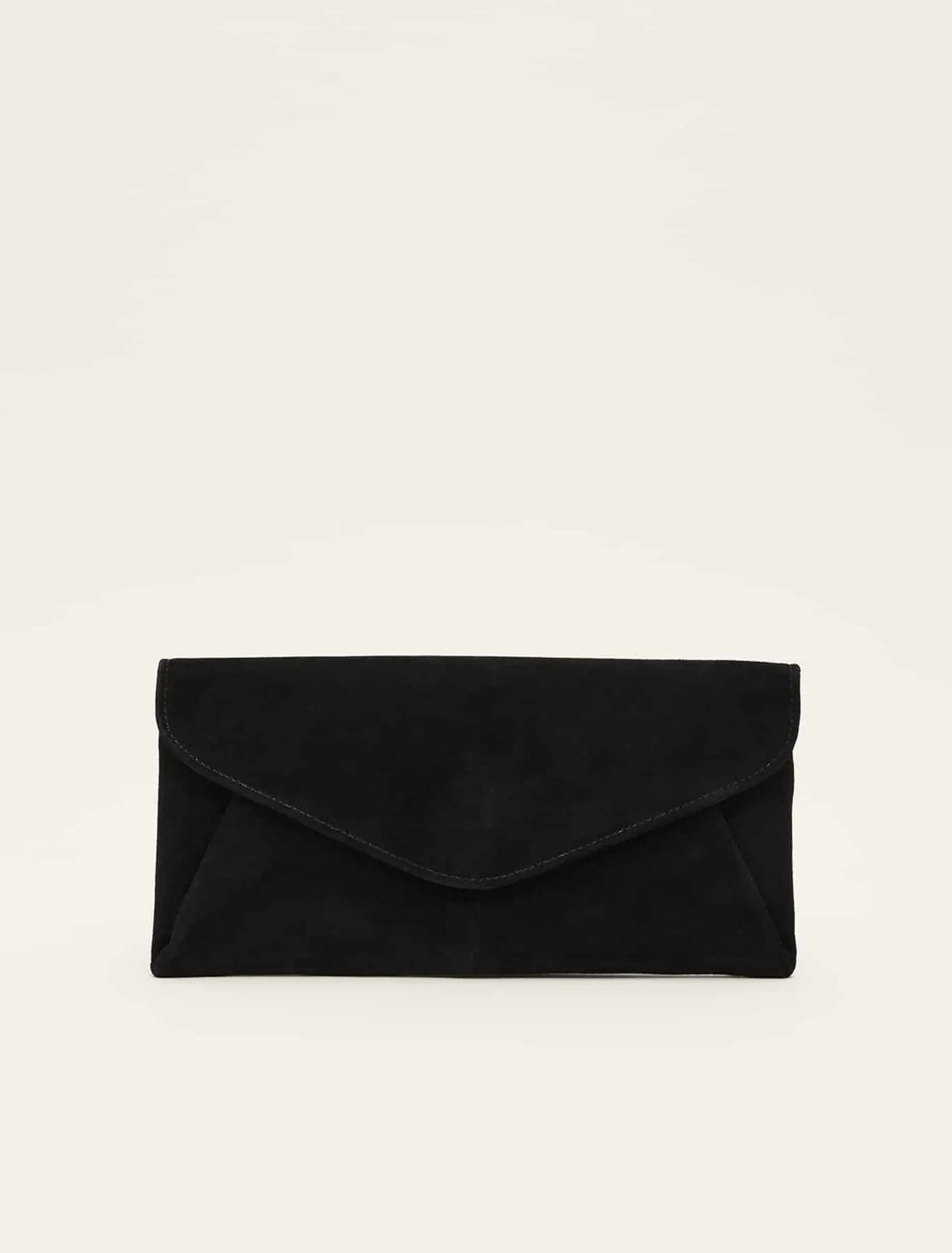 Wendie Suede Envelope Clutch Bag