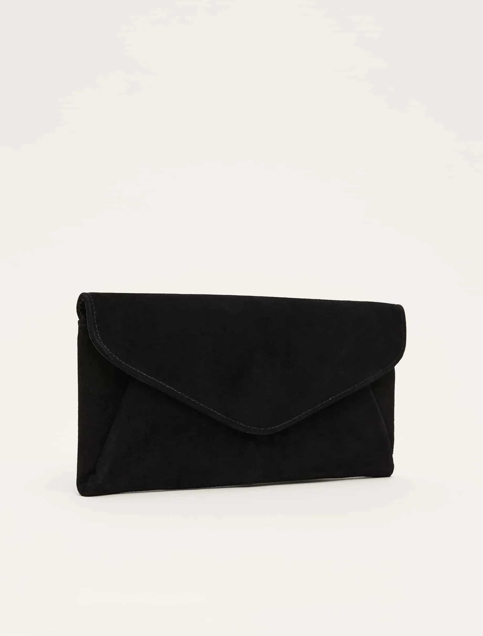 Wendie Suede Envelope Clutch Bag