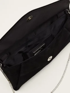 Wendie Suede Envelope Clutch Bag