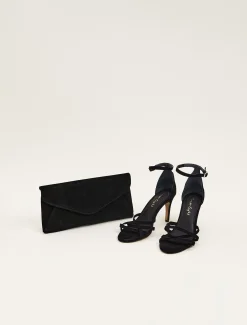 Wendie Suede Envelope Clutch Bag