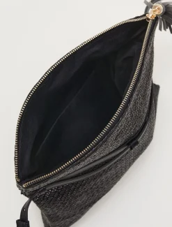 Woven Cross Body Bag