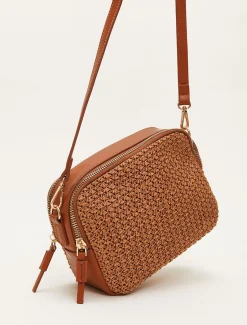 Woven Cross Body Bag