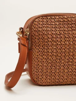 Woven Cross Body Bag