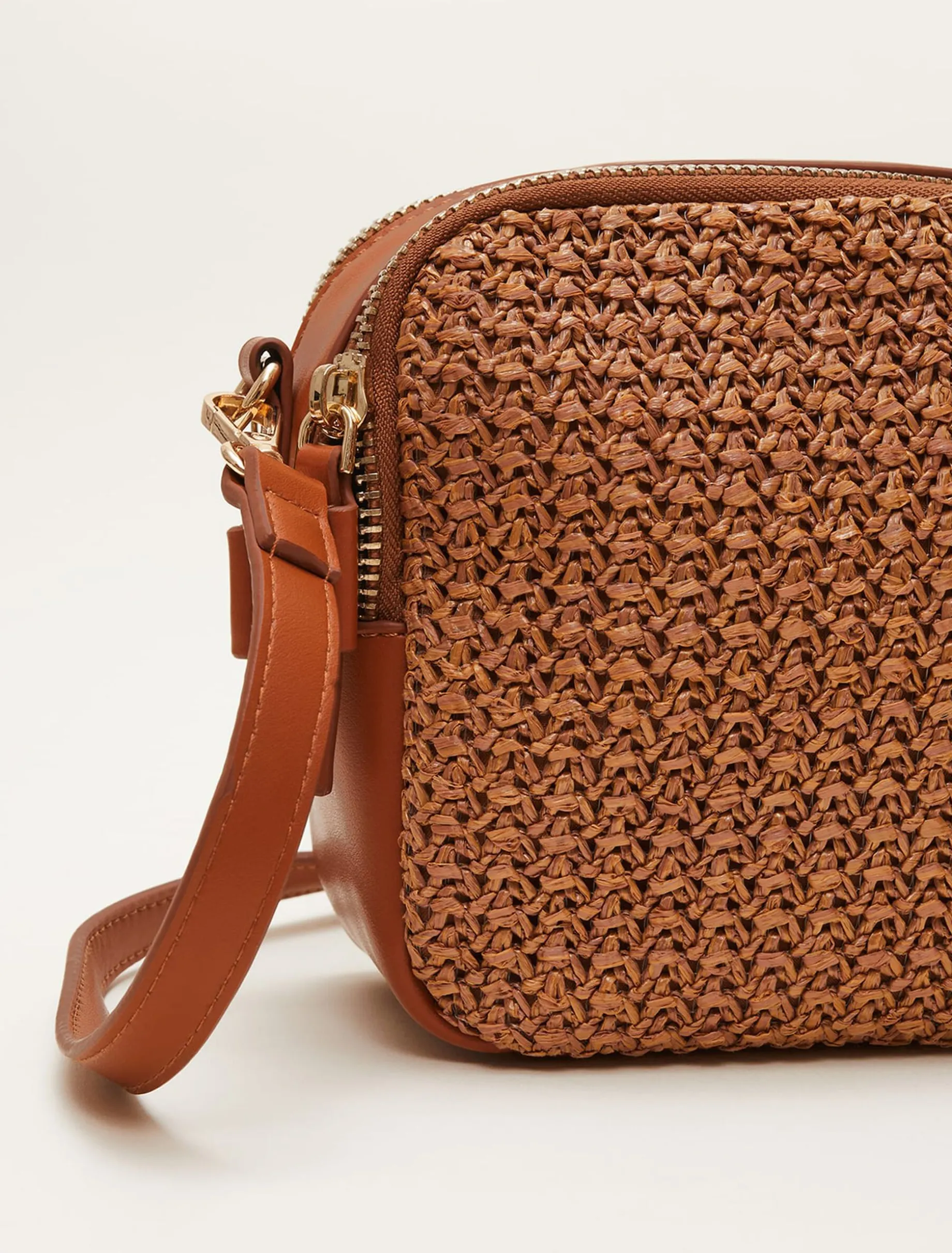 Woven Cross Body Bag