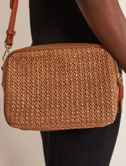 Woven Cross Body Bag