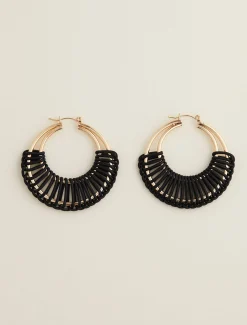 Woven Hoop Earrings