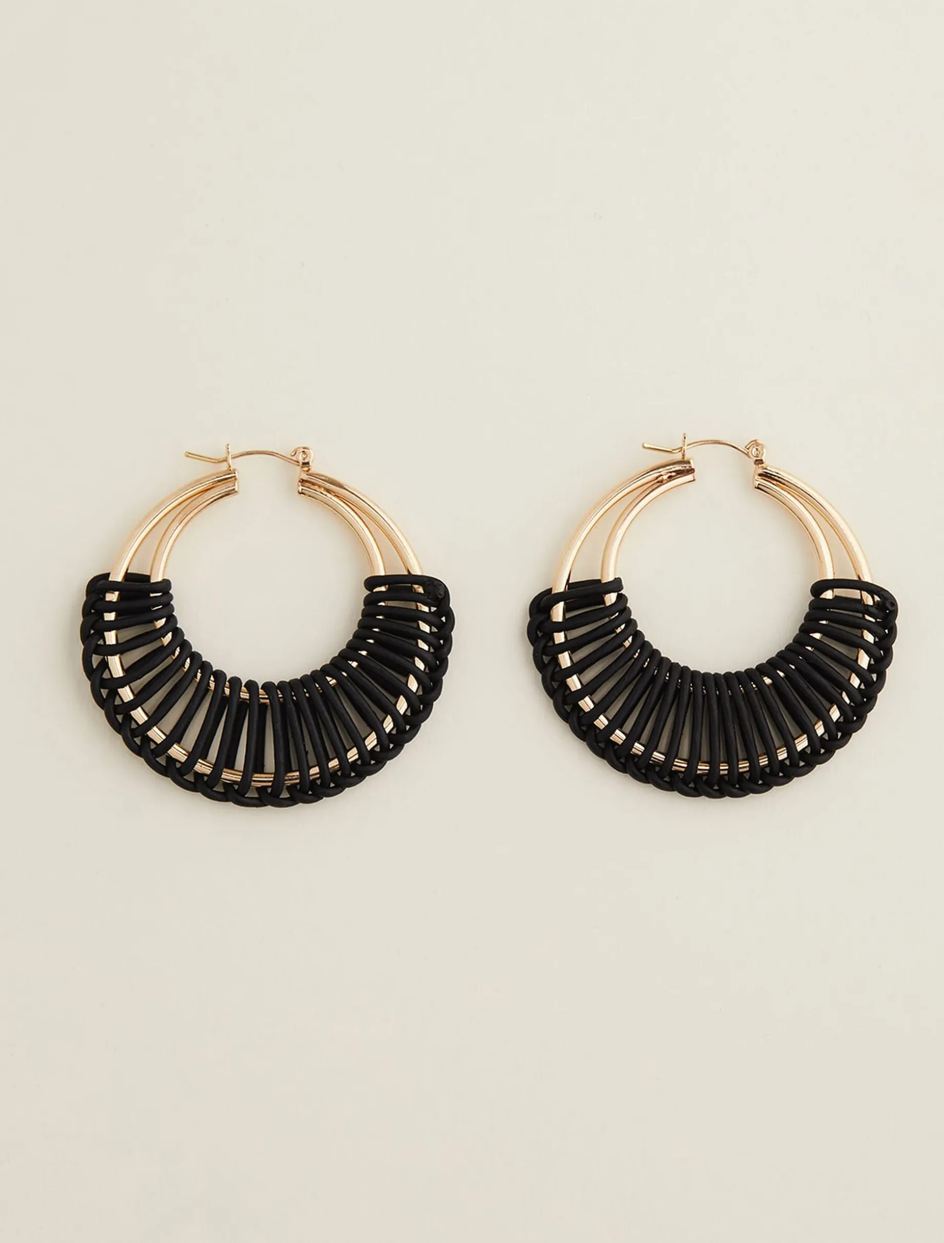 Woven Hoop Earrings