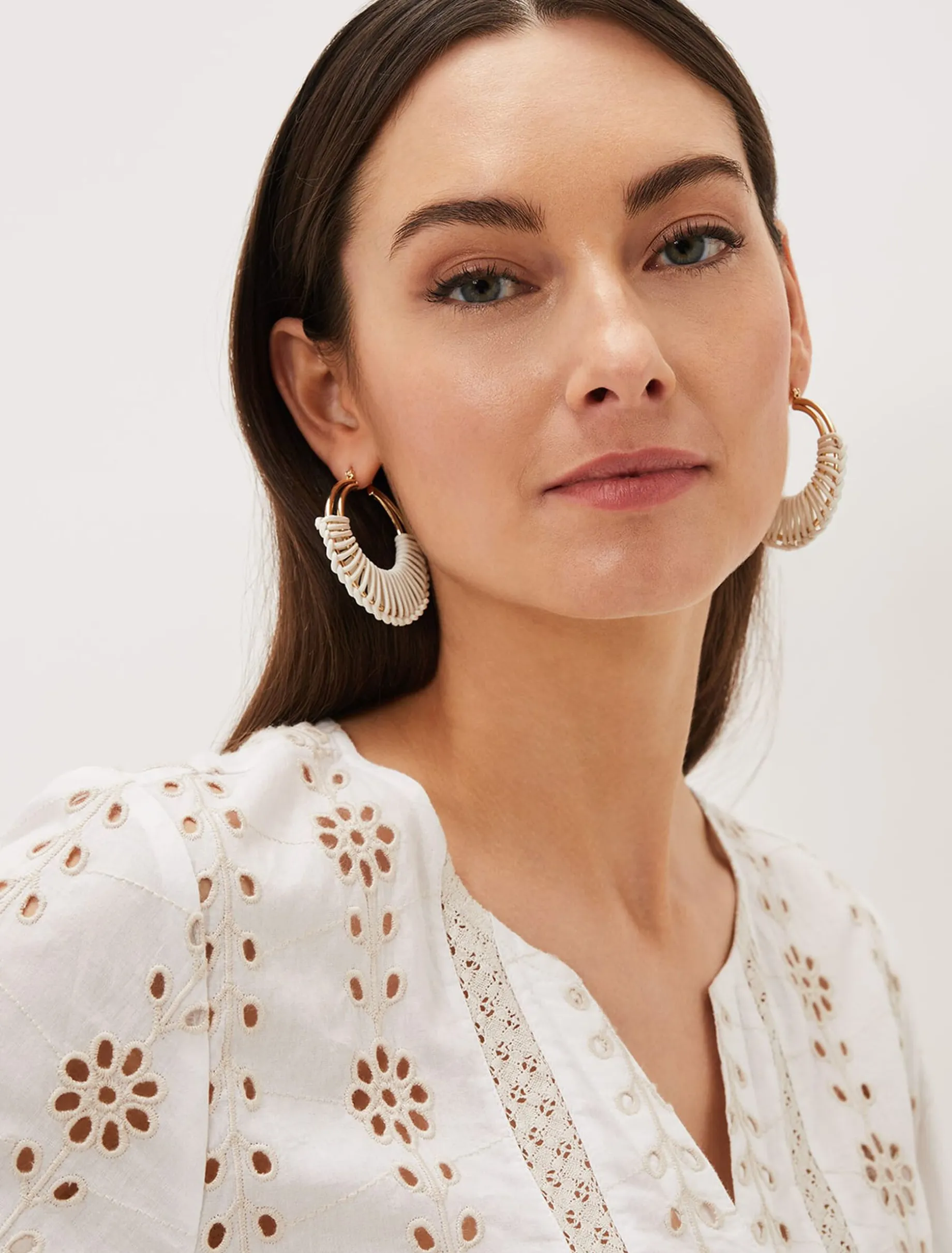 Woven Hoop Earrings