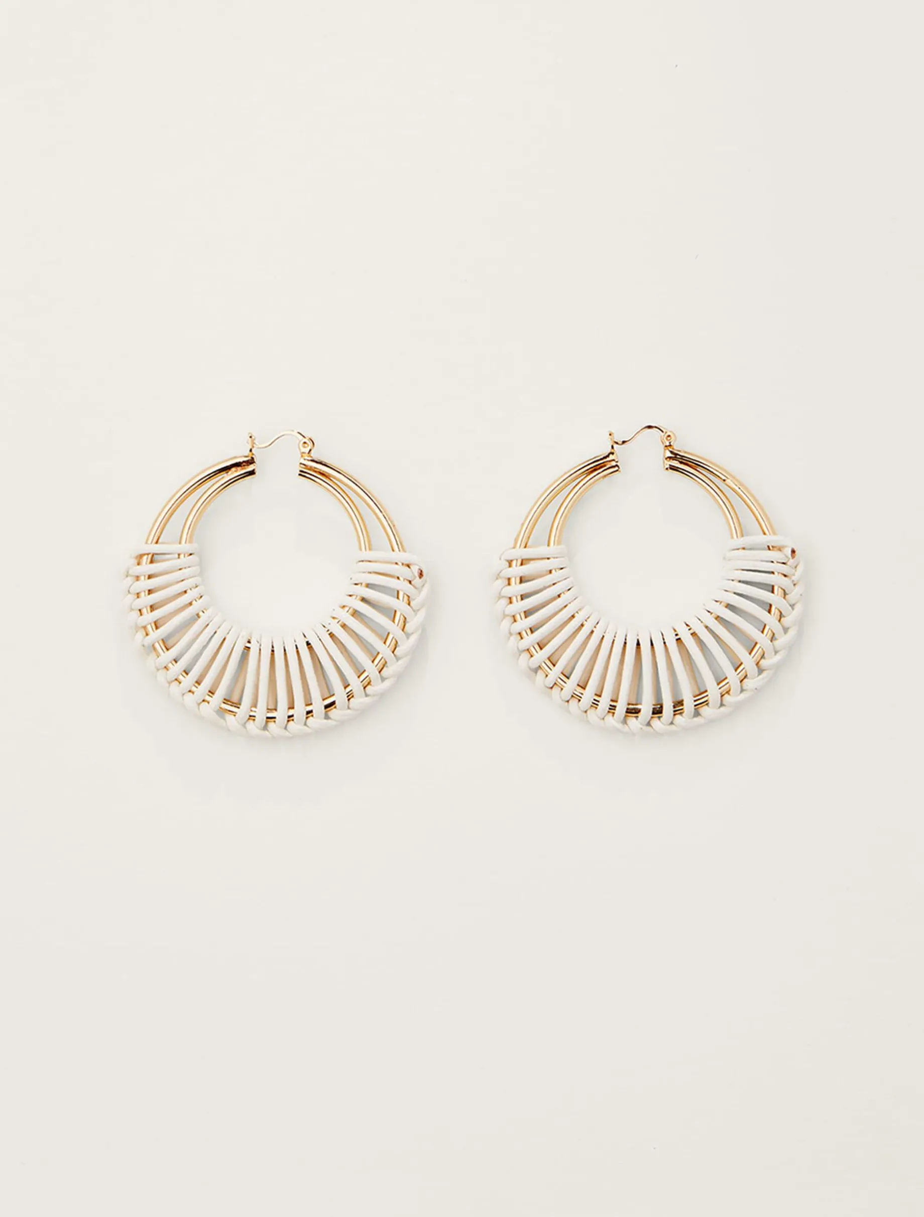 Woven Hoop Earrings