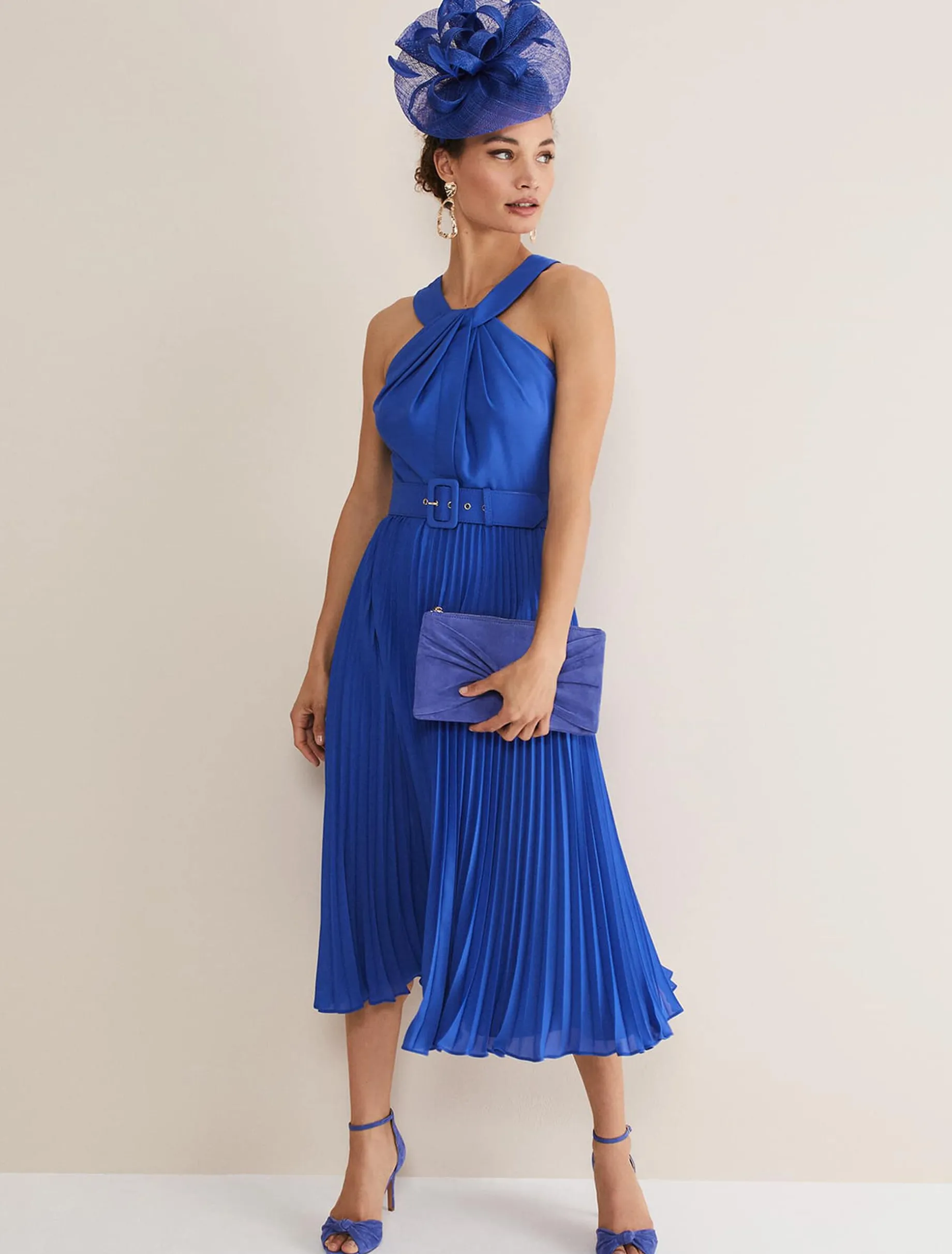 Yas Twist Neck Dress