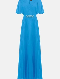 Yasmina Pleated Maxi Dress