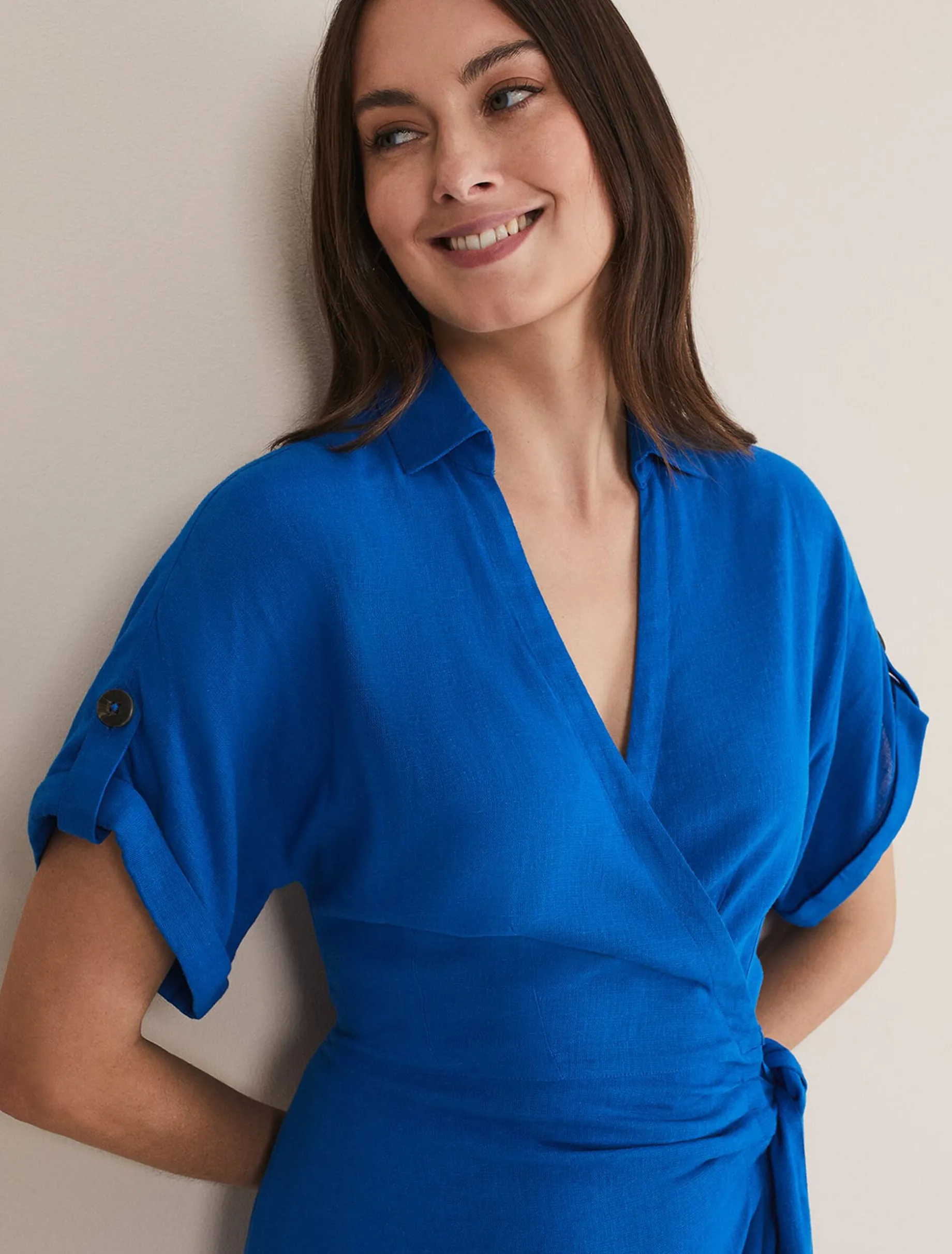 Yasse Linen Shirt Dress
