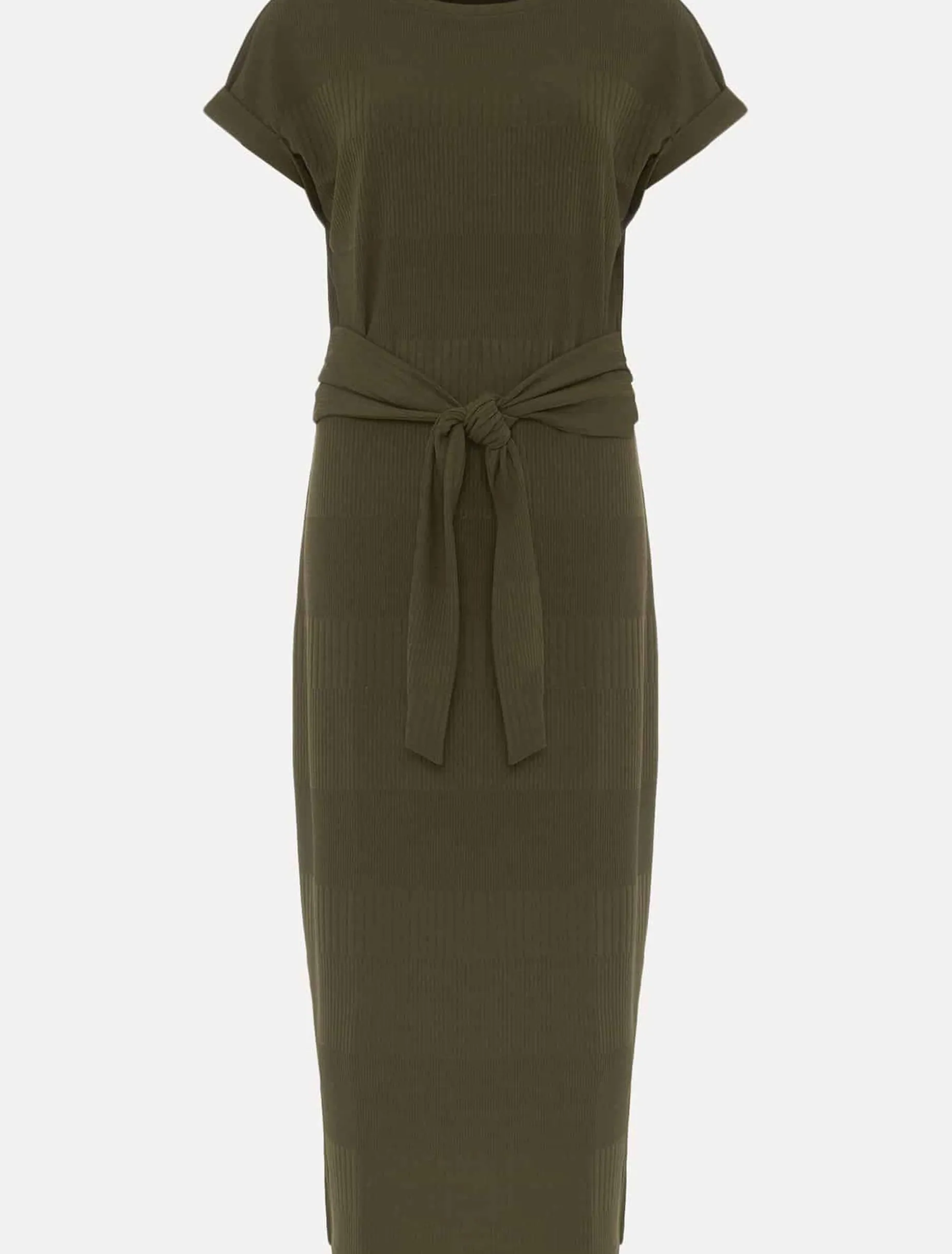 Yazmina Ribbed Jersey Midi Dress