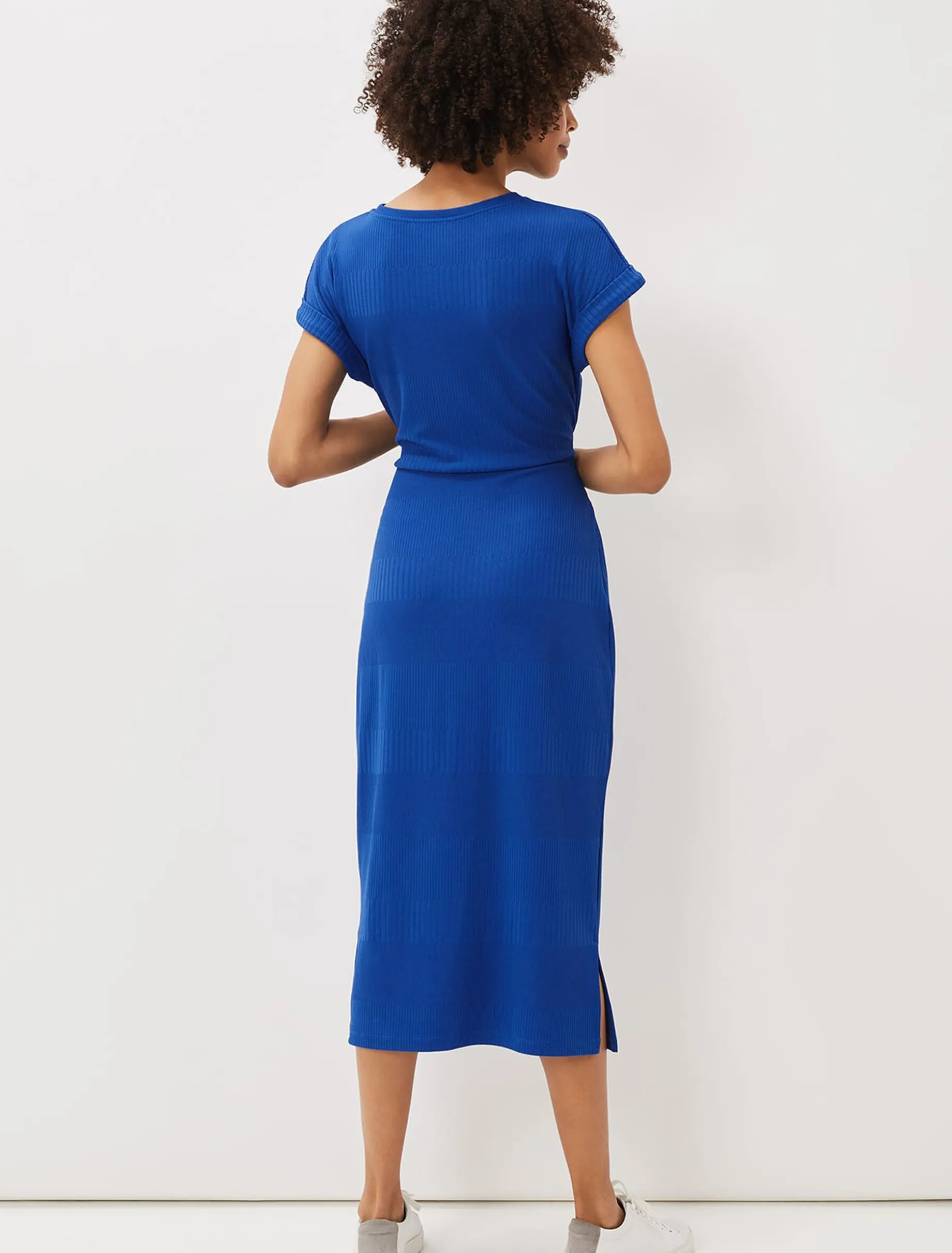 Yazmina Tie Waist Jersey Midi Dress