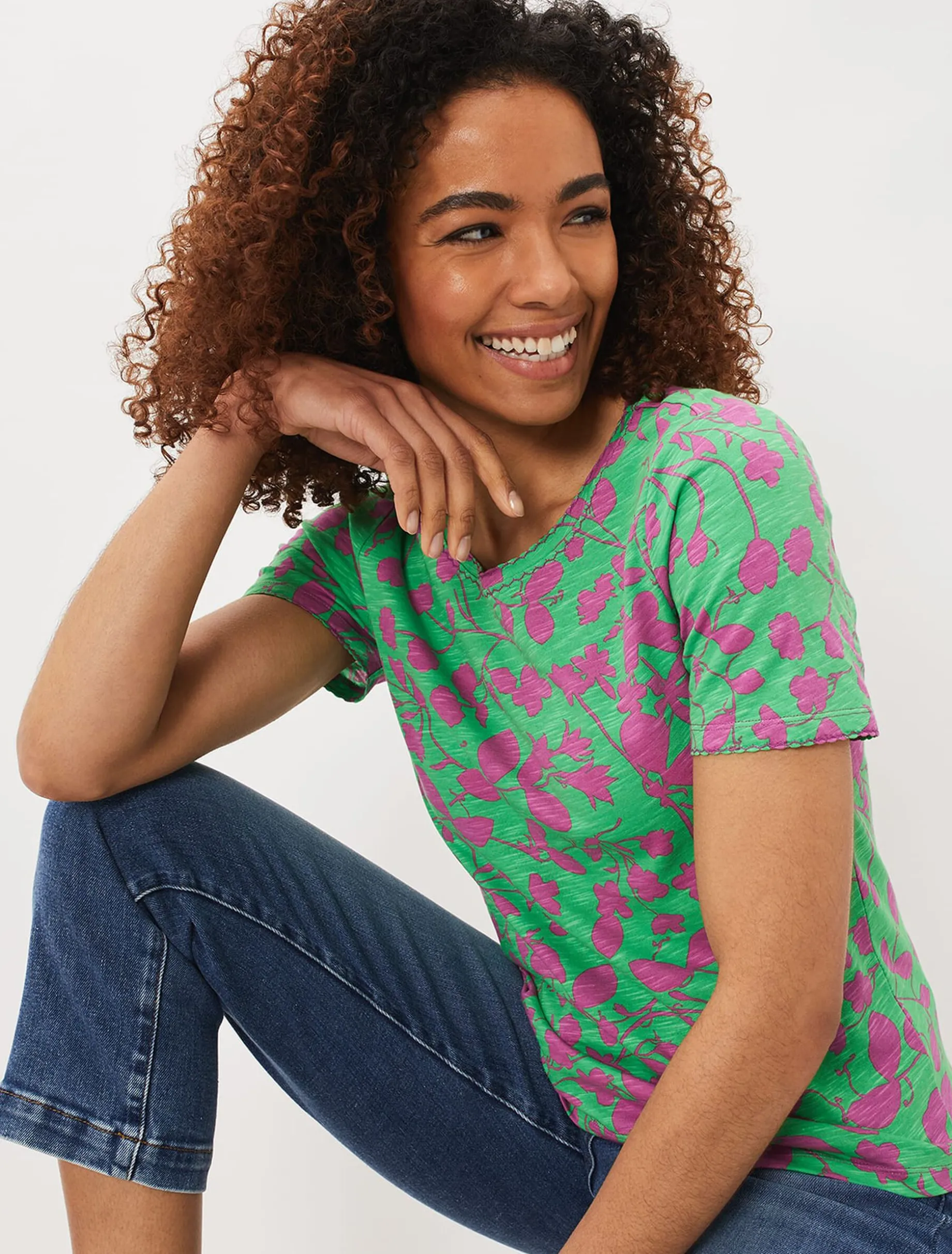 Zafina Floral T-Shirt