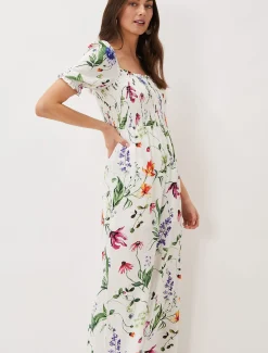 Zaylah Shirred Waist Jumpsuit