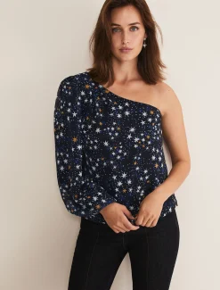 Zeba Star One Shoulder Blouse