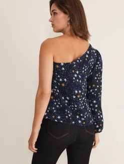 Zeba Star One Shoulder Blouse